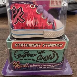 Kids Statement Stamper Sneaker Toy - Pink & Purple